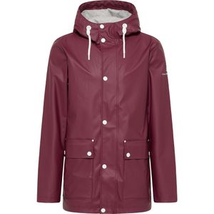 DreiMaster - Maritim - Functionele Jas - Wijnrood - Licht Gevoerd