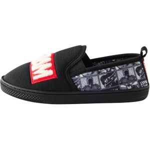 Next Huisschoenen 'Marvel'  grijs / rood / zwart / wit
