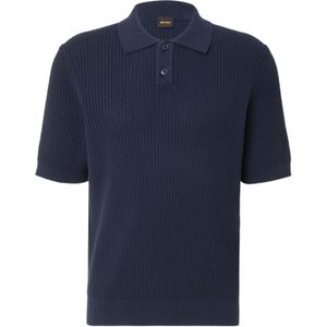 BOSS Trui 'Akoppo'  donkerblauw