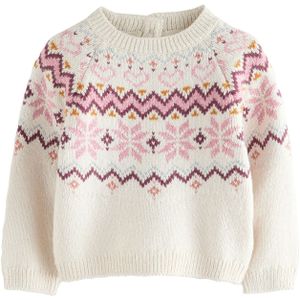 Next Trui 'Christmas Fairisle'  ecru / curry / cyclaam / rosa