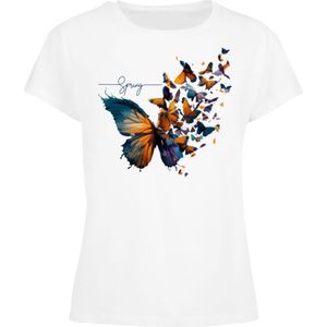 F4NT4STIC Shirt  petrol / oranje / zwart / wit