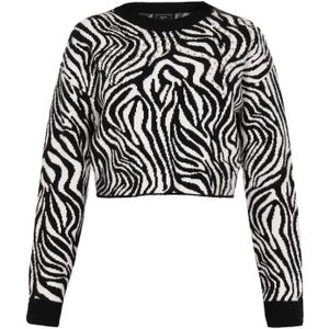 faina Trui  zwart / wit