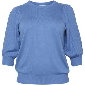 KAFFE CURVE Trui 'Loni'  blauw
