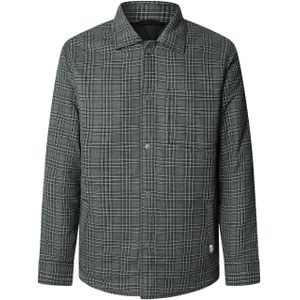Pepe Jeans Tussenjas 'Caine'  donkergrijs / zwart / wit