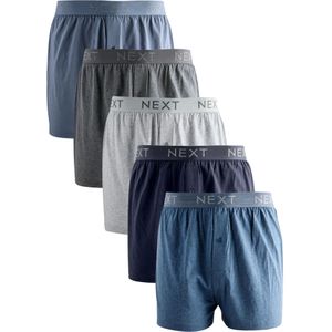 Next Boxershorts  blauw / marine / donkergrijs / grijs gemêleerd