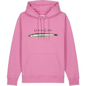 Watapparel Sweatshirt ' Niedliche Sardelle '  lichtbruin / stone grey / lichtroze / zwart