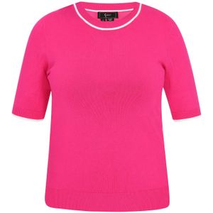 faina Trui  pink / wit