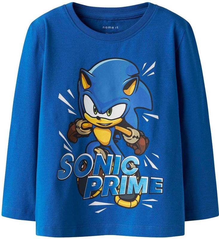 NAME IT Shirt  blauw / geel / zwart / wit