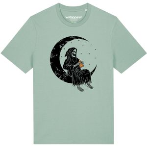 Watapparel Shirt ' Pizza for life '  turquoise / gemengde kleuren