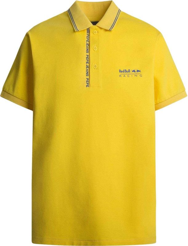 Red Bull Racing - Tipped Logo Polo - Poloshirt - Korte Mouw