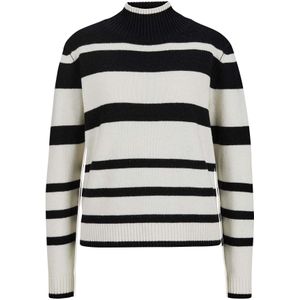 MADELEINE Trui  zwart / wit