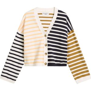 Marc O'Polo DENIM Gebreid vest  riet / abrikoos / zwart / wit