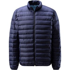 H.I.S - Gewatteerde Jas - Marine - Licht en Goed Op Te Bergen