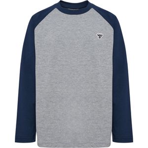 Hummel - Shirt 'Bee' - Navy / Grijs Gemêleerd - T-shirt