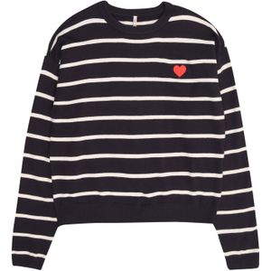 ONLY GIRLS Trui 'KOGAMY'  nachtblauw / wit