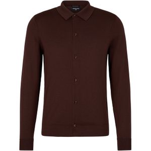 STRELLSON Gebreid vest 'Marek'  donkerbruin