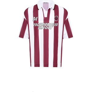 Dandalo Shirt  donkerrood / zwart / wit