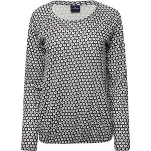 LAURASØN Shirt  marine / wit