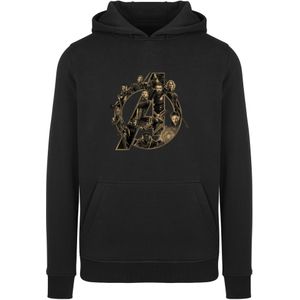 F4NT4STIC Sweatshirt 'Marvel Avengers Infinity War Marvel'  goud / zwart