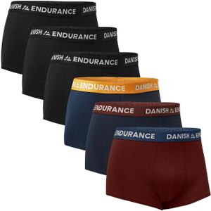 DANISH ENDURANCE - Korte Boxershorts - Meerkleurig - Multipack - 6 Pak
