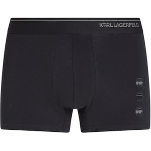 Karl Lagerfeld Boxershorts 'Ikon'  grijs / antraciet / aardetinten