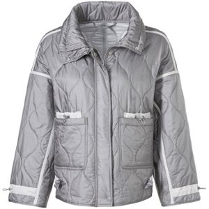 Grijs - Winterjas - 55% Polyester - 45% Polyamide - Lange Mouwen