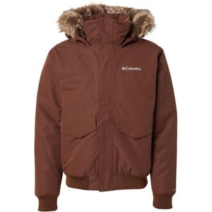 COLUMBIA Outdoorjas  kastanjebruin / wit