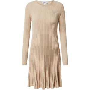 EDITED Jurk 'Katrin'  beige gemêleerd
