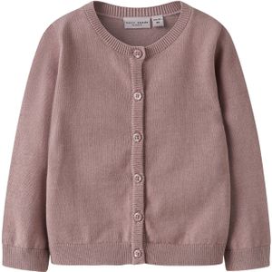 NAME IT Gebreid vest 'NMFVALANE'  oudroze