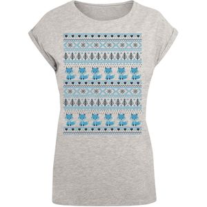 F4NT4STIC Shirt  blauw / grijs gemêleerd / zwart