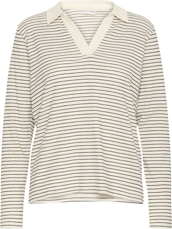 Pulz Jeans - Rowan - Dames-T-shirt - Lange Mouwen