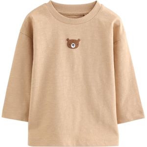 Next Shirt  bruin / lichtbruin