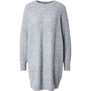 PIECES Gebreide jurk 'PCRACHEL'  grijs gemêleerd