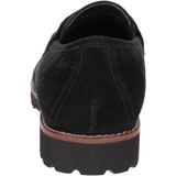 SIOUX - Meredith-709-H - Instappers - Zwart - Leer en Suède