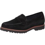 SIOUX - Meredith-709-H - Instappers - Zwart - Leer en Suède