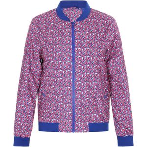 ALEKO Tussenjas  blauw / turquoise / koraal