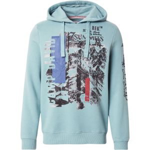 CAMP DAVID Sweatshirt  blauw / cyaan blauw / rood / zwart