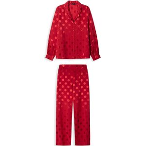 Gisela Pyjama  grenadine / neonrood