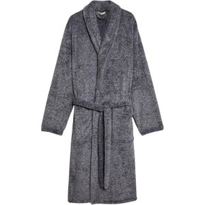 Marks & Spencer Badjas lang  grijs gemêleerd