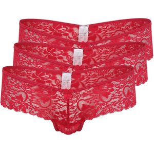 LASCANA - Heupslip - Kant - Set van 3 - Rechthoekig model