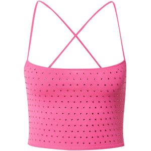 Chiara Ferragni Gebreide top  goud / fuchsia