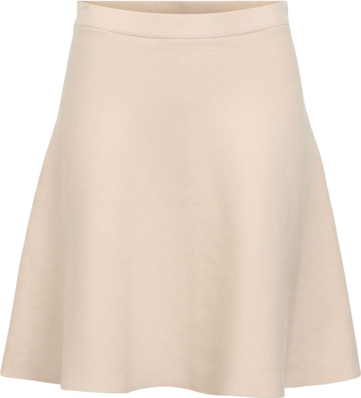 Object - Korte Rok - Gebreid - Hoge Taille - Ongevoerd