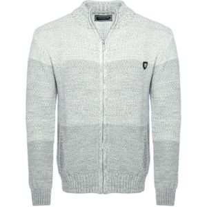 CARISMA Gebreid vest  lichtgrijs / grijs gemêleerd / wit gemêleerd