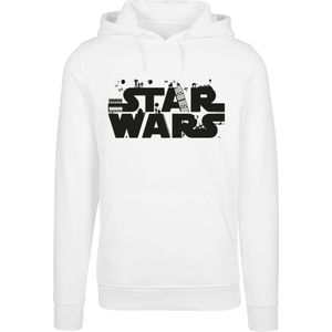 F4NT4STIC Sweatshirt 'Star Wars Minimalis'  zwart / wit