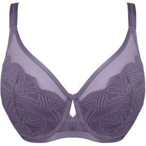 SugarShape - Sensa Luxe - BH - Storm - Halbwattiert met Zachte Spitze en Transparant Mesh