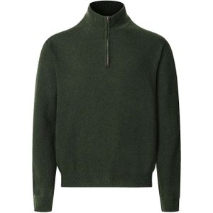 Hackett London - Trui - Donkergroen - Knitwear - Lange Mouw