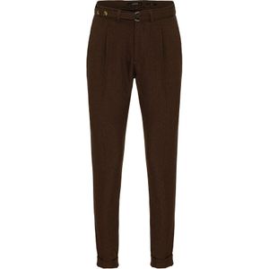 Antioch Bandplooibroek  donkerbruin
