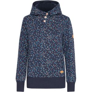 Oxmo Sweatshirt 'Beate'  nachtblauw / lichtblauw / greige