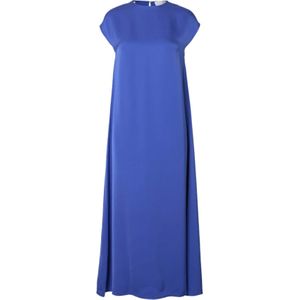 SELECTED Jurk 'SLFLina'  royal blue/koningsblauw