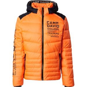 CAMP DAVID Winterjas  oranje / zwart
